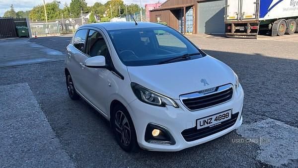 White Used 2014 Peugeot 108 Allure Hatchback | £3,675 (Fair price) - Image 1/4