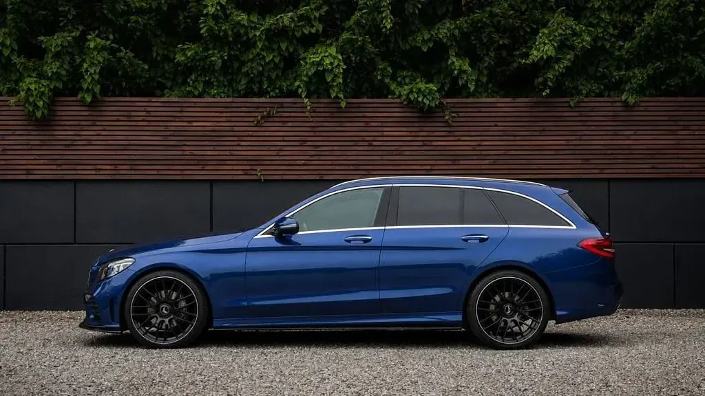 Used Mercedes C220 AMG Line Premium Plus 2019 Blue Estate