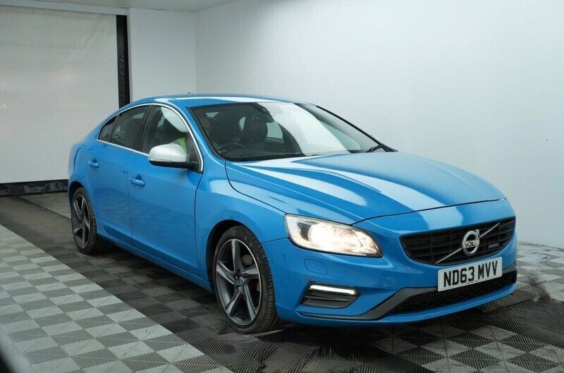 Blue Used 2014 Volvo S60 R-Design Sedan | £3,995 (Good price) - Image 1/4