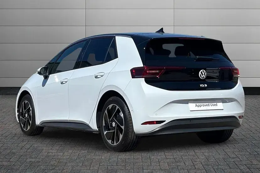 Used VW ID.3 Pro 150 kW (204 HP) 2026 Glacier white with solid black roof Hatchback