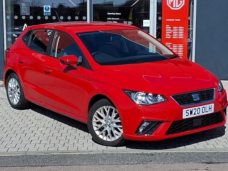 Used Seat Ibiza SE Technology 95 HP (69 kW) 2020 Red Hatchback
