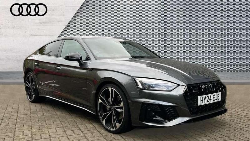 Grey Used 2024 Audi A5 Sportback Black Edition Hatchback | £33,300 (A bit pricey) - Image 1/4