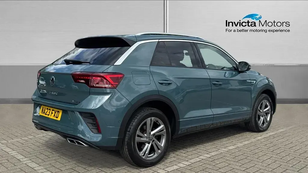 Used VW T-Roc R-line 190 HP (139 kW) 2023 Blue SUV