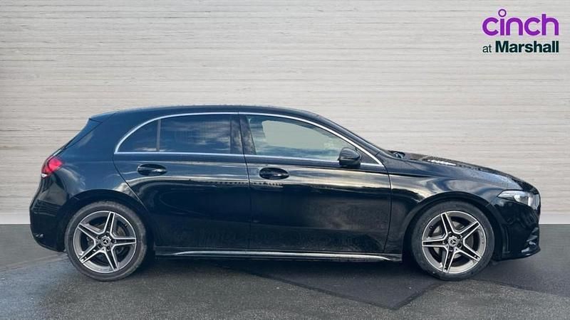 Used Mercedes A200 AMG line 150 HP (110 kW) 2021 Black Hatchback