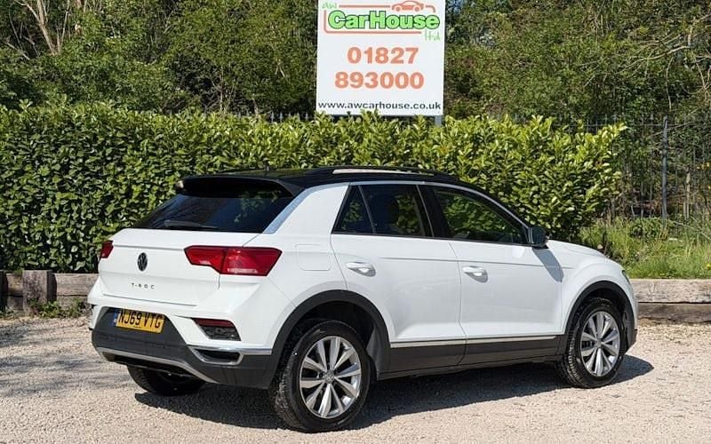 Used VW T-Roc Design 116 HP (85 kW) 2019 White SUV