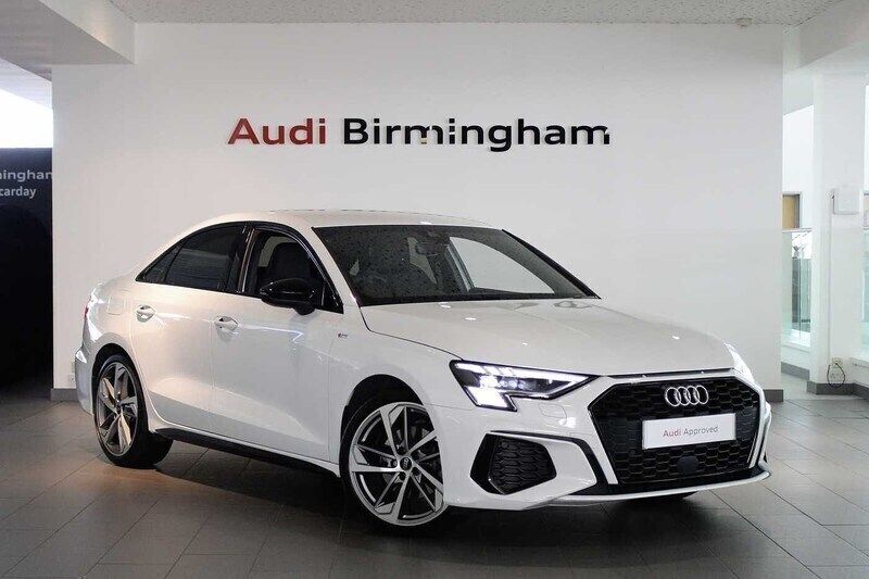 Glacier white Used 2022 Audi A3 Sedan | £28,000 (Expensive) - Image 1/4
