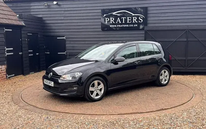 Used VW Golf VII Match 122 HP (89 kW) 2015 Black Hatchback
