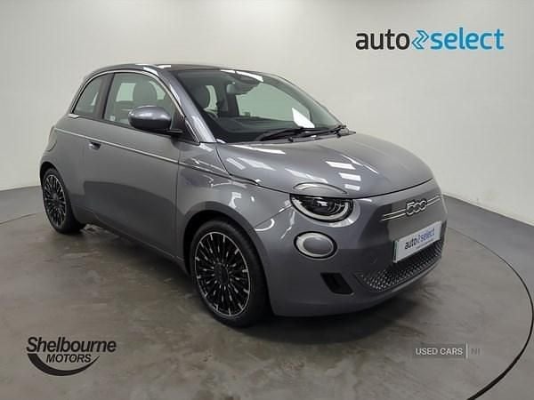 Grey Used 2022 Fiat 500e La Prima Hatchback | £13,995 (Fair price) - Image 1/4