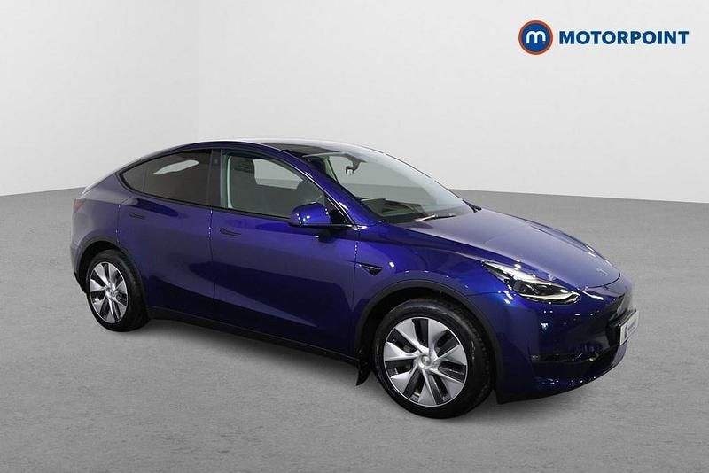 Used Tesla Model Y Long Range AWD 378 kW (514 HP) 2022 Blue SUV