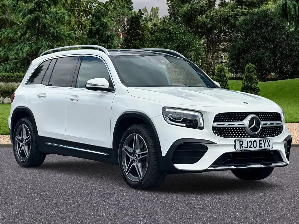 Used Mercedes GLB200 AMG Line Premium Plus 160 HP (117 kW) 2020 White SUV