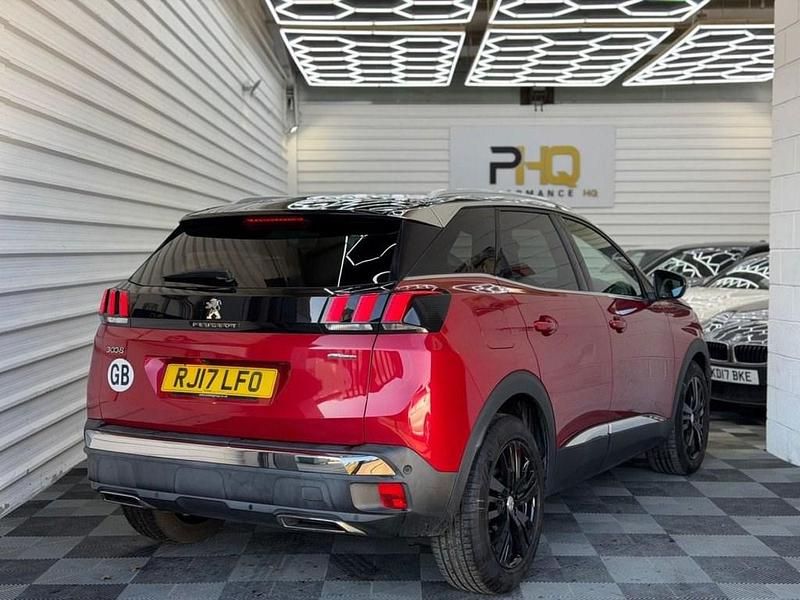 Used Peugeot 3008 GT-line 2017 Red Hatchback