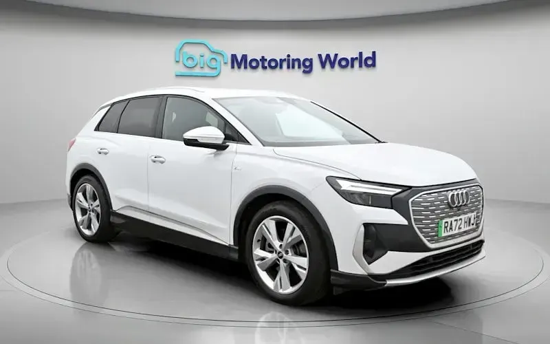 Used Audi Q4 e-tron S-Line 150 kW (204 HP) 2023 White SUV