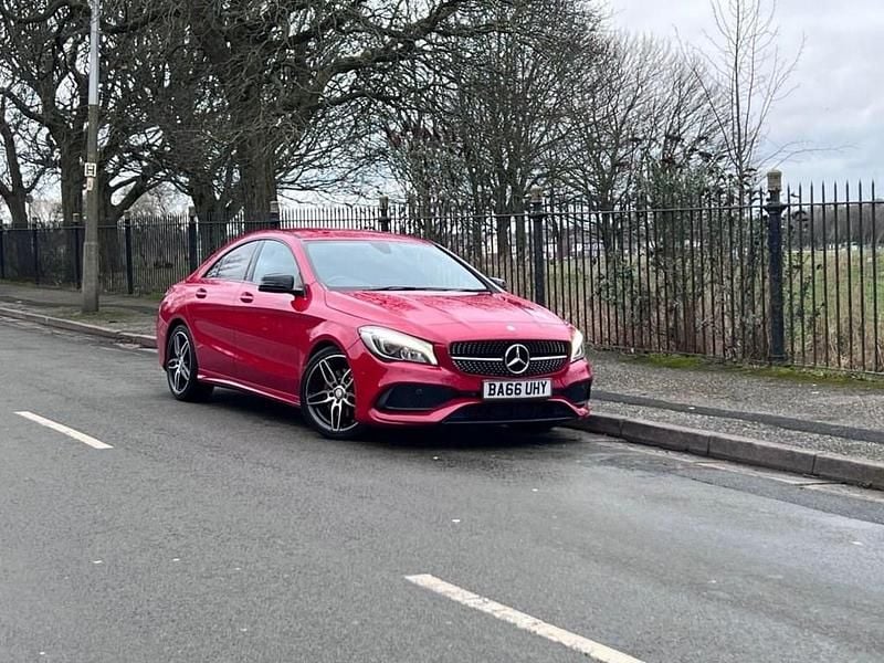 Used Mercedes CLA220 AMG line 177 HP (130 kW) 2017 Red Sedan