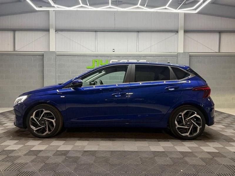 Used Hyundai i20 Premium 2022 Blue Hatchback