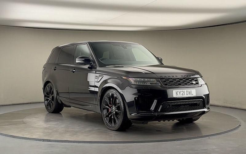 Santorini black Used 2021 Land Rover Range Rover Sport S SUV | £40,300 (Fair price) - Image 1/4