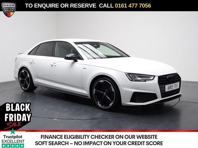 White Used 2019 Audi A4 Black Edition Sedan | £15,790 (Fair price) - Image 1/3
