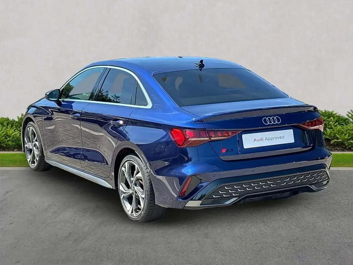 Used Audi A3 S-Line 150 HP (110 kW) 2024 Blue Sedan