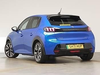 Used Peugeot e-208 GTi 100 kW (136 HP) 2021 Blue Hatchback