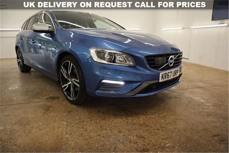 Blue Used 2017 Volvo V60 R-Design Estate | £17,175 (Expensive) - Image 1/4