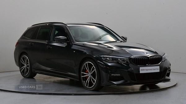 Black Used 2022 BMW 320e M Sport Estate | £30,995 (Fair price) - Image 1/4