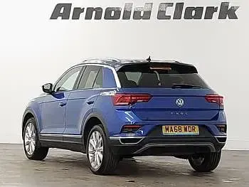 Used VW T-Roc SEL 115 HP (84 kW) 2018 Blue SUV