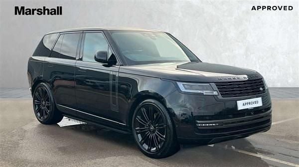 Santorini black Used 2025 Land Rover Range Rover Autobiography SUV | £111,331 (Fair price) - Image 1/4