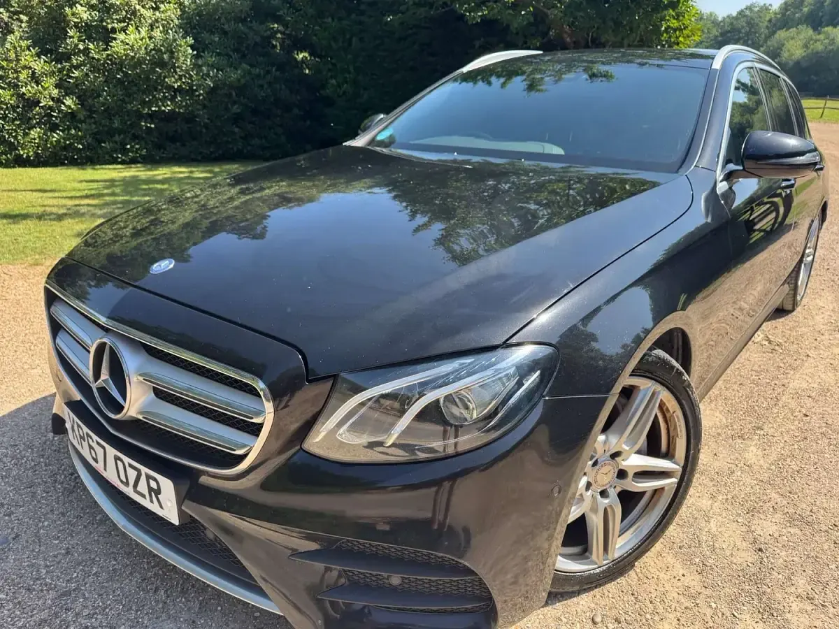 Used Mercedes E220 AMG line 2017 Black Estate