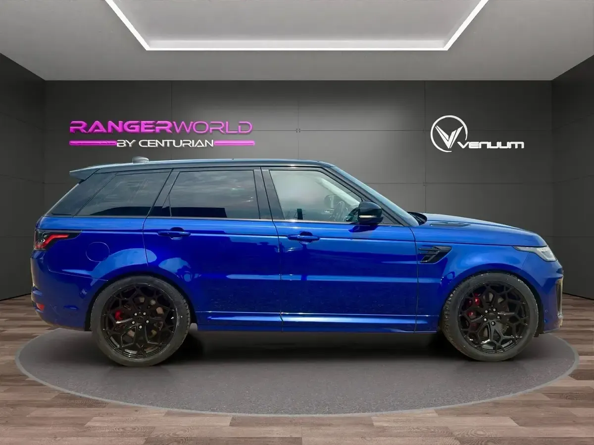 Used Land Rover Range Rover Sport SVR 566 HP (416 kW) 2022 Blue SUV