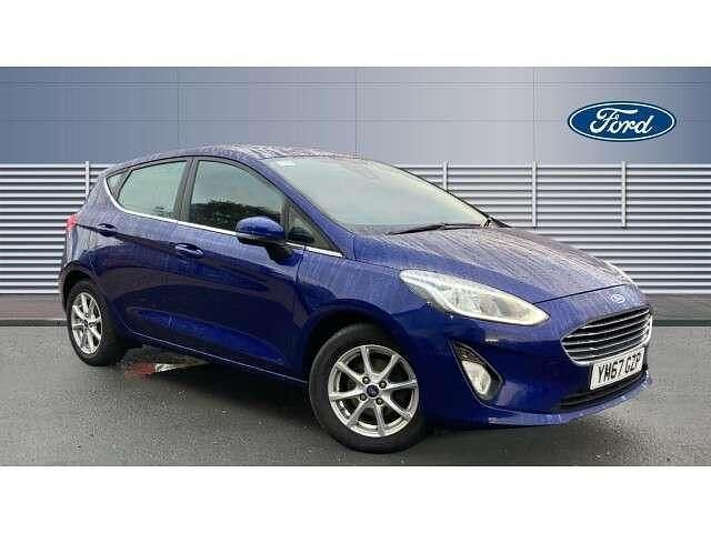 Blue Used 2018 Ford Fiesta Zetec Hatchback | £7,806 (Fair price) - Image 1/4