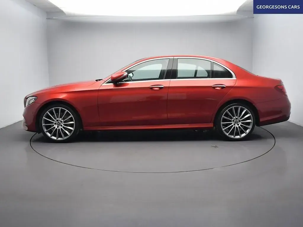 Used Mercedes E220 AMG line 194 HP (142 kW) 2017 Red Sedan