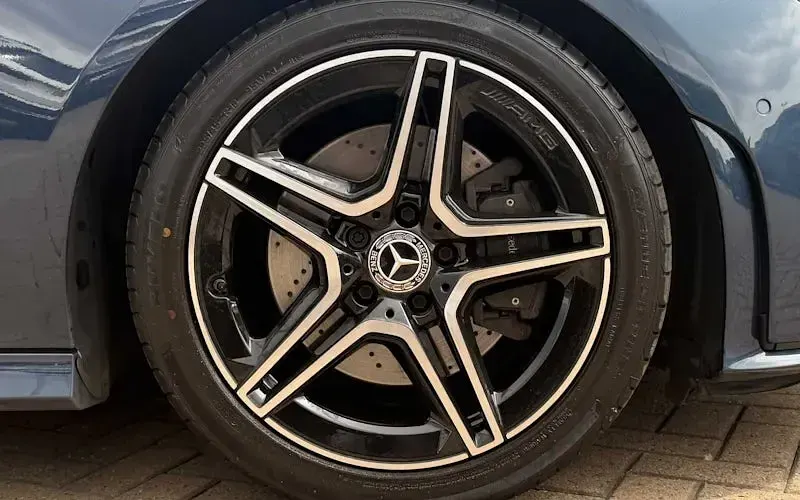 Used Mercedes CLA200 AMG line 163 HP (119 kW) 2023 Blue Coupe