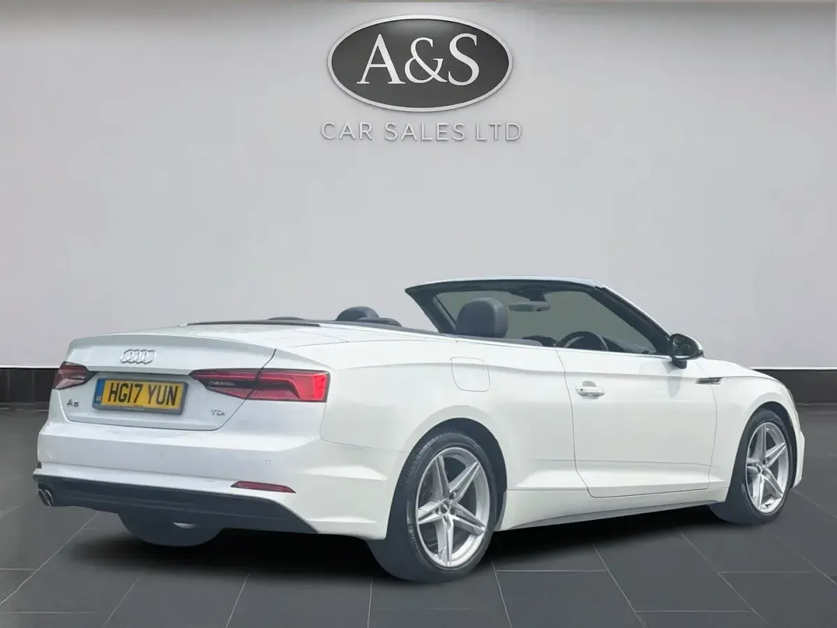 Used Audi A5 Cabriolet S-Line 2017 White Cabriolet
