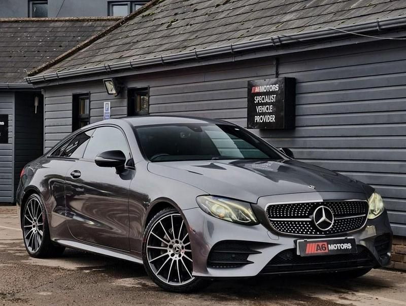 Grey Used 2017 Mercedes E220 AMG line Coupe | £18,489 (Fair price) - Image 1/3