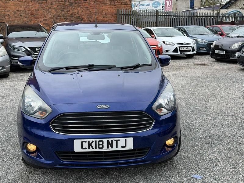 Used Ford Ka Plus Zetec 85 HP (62 kW) 2018 Blue Hatchback