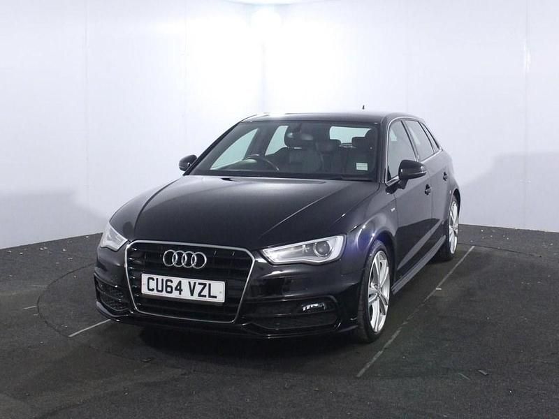 Used Audi A3 Sportback S-Line 125 HP (91 kW) 2014 Black Hatchback