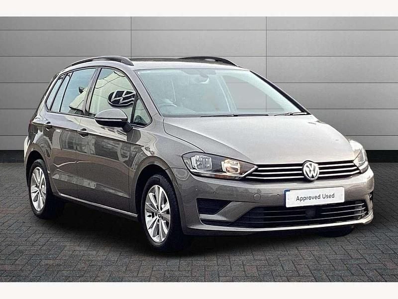 Grey Used 2016 VW Golf Sportsvan SE MPV | £9,550 (Good price) - Image 1/4