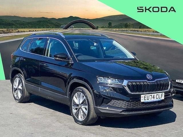 Black Used 2024 Skoda Karoq SE L SUV | £24,790 (Good price) - Image 1/4