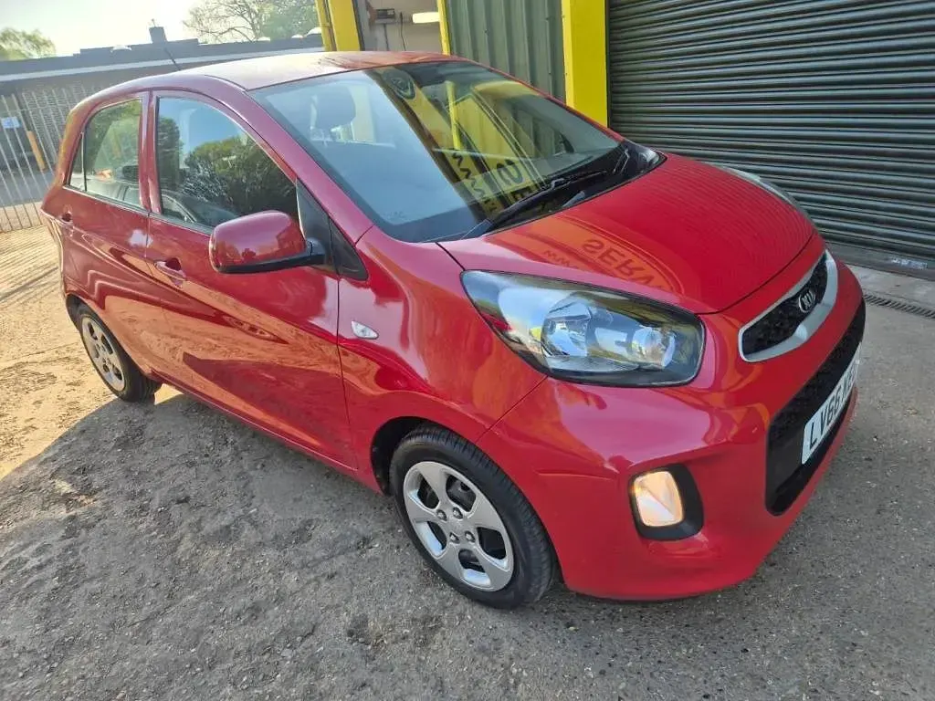 Second-hand Kia Picanto Air 66 CP (48 kW) 2016 Roșu Hatchback