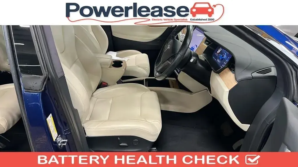 Used Tesla Model X Long Range AWD 397 kW (541 HP) 2019 Blue SUV