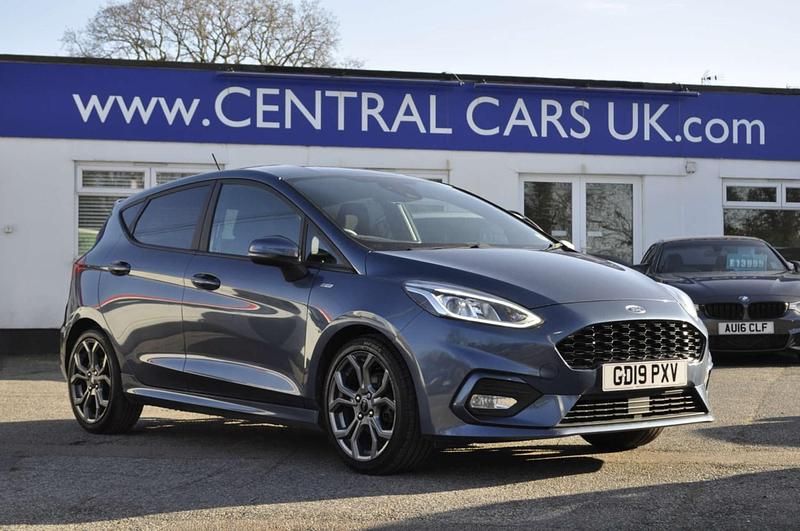 Used Ford Fiesta ST-Line 100 HP (73 kW) 2019 Blue Hatchback