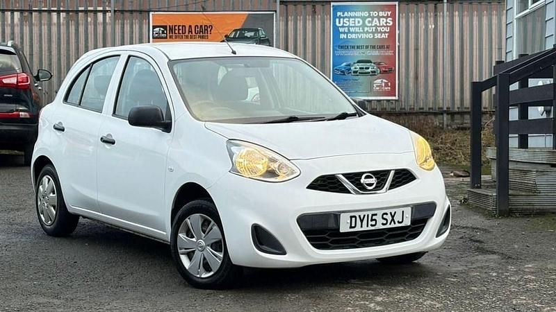 Used Nissan Micra Visia 80 HP (58 kW) 2015 White Hatchback