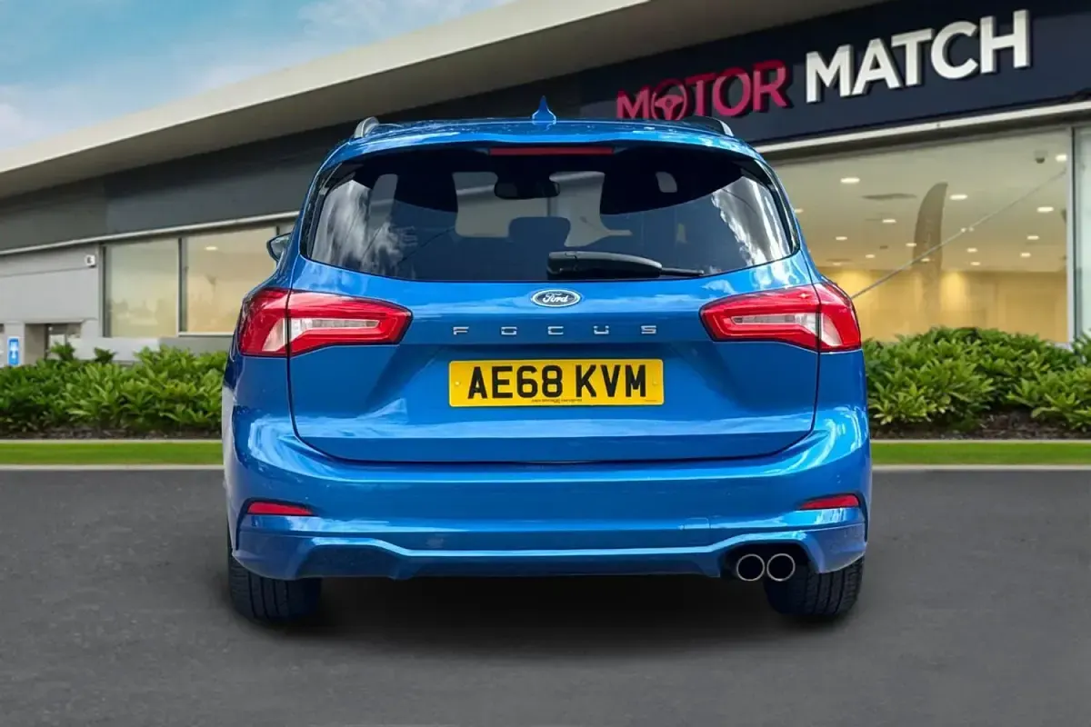 Used Ford Focus ST-Line X 150 HP (110 kW) 2018 Blue Estate