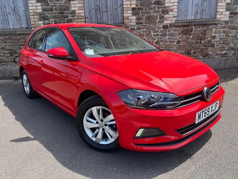 Red Used 2019 VW Polo SE Hatchback | £12,595 (Fair price) - Image 1/4