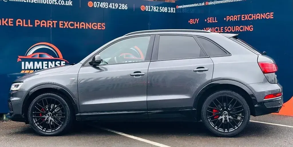 Used Audi Q3 Black Edition 150 HP (110 kW) 2017 Grey SUV