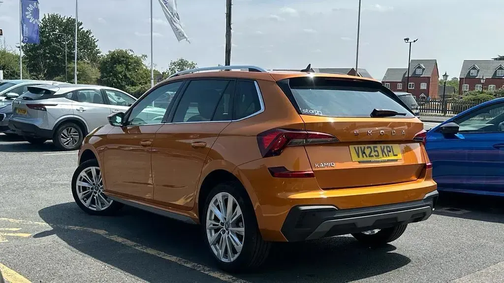 Used Skoda Kamiq SE L 150 HP (110 kW) 2025 Orange SUV