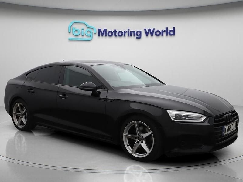 Black Used 2019 Audi A5 Sportback Sport Hatchback | £16,200 (Super price) - Image 1/4
