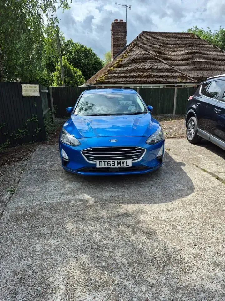 Used Ford Focus Titanium 125 HP (91 kW) 2020 Blue Hatchback