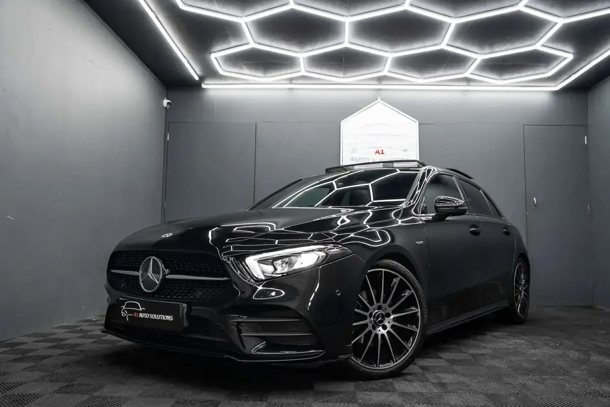 Used Mercedes A200 Exclusive 160 HP (117 kW) 2021 Black Hatchback
