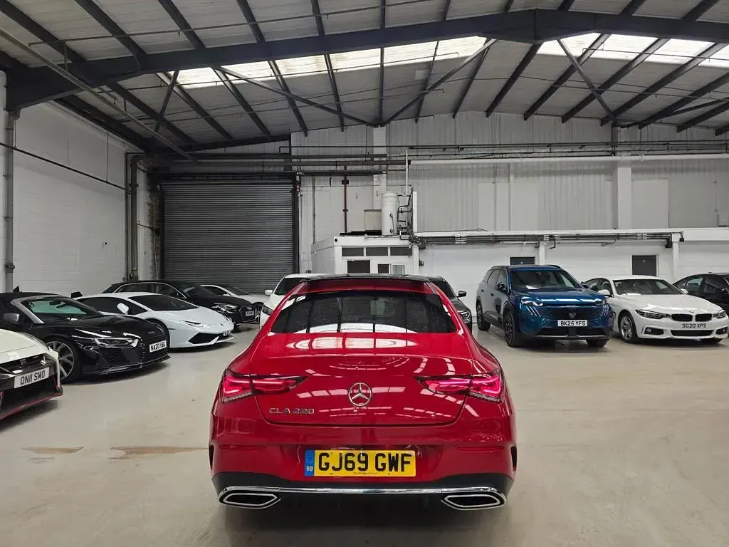 Used Mercedes CLA220 AMG line 2019 Red Sedan