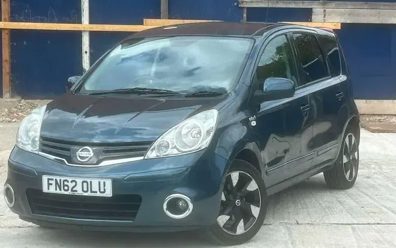 Used Nissan Note N-TEC 110 HP (80 kW) 2012 Blue Hatchback
